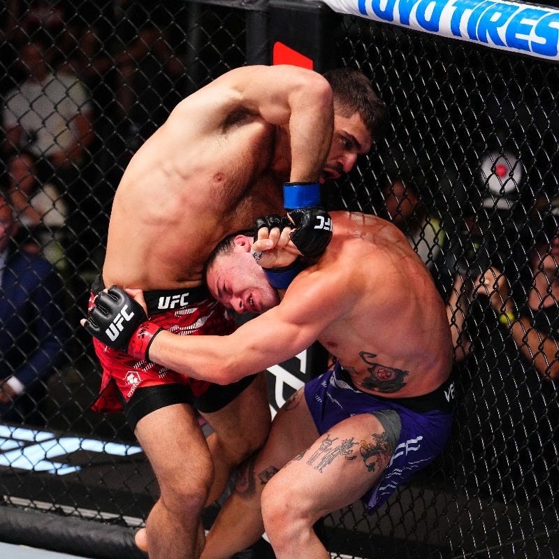 Brahimaj's Stunning Choke Submits Goff At UFC ESPN 68