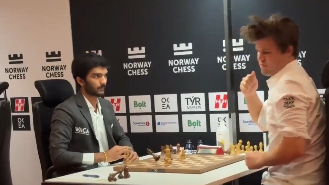 Carlsen's Furious Reaction: Table-Punching Defeat