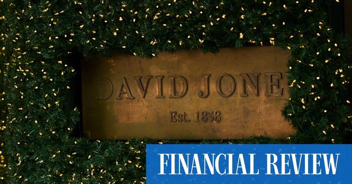 David Jones' Losses Mount: Private Equity Debt Burden