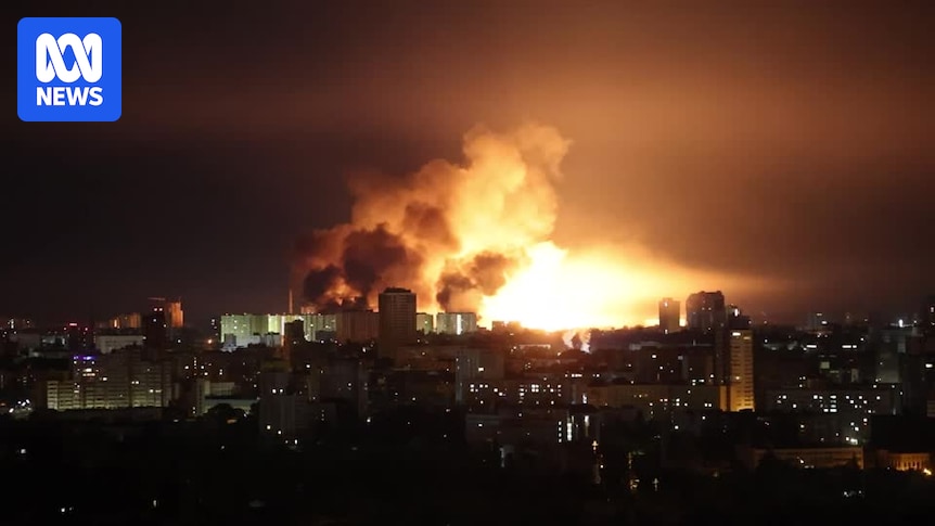 Massive Russian Air Assault Hits Kyiv