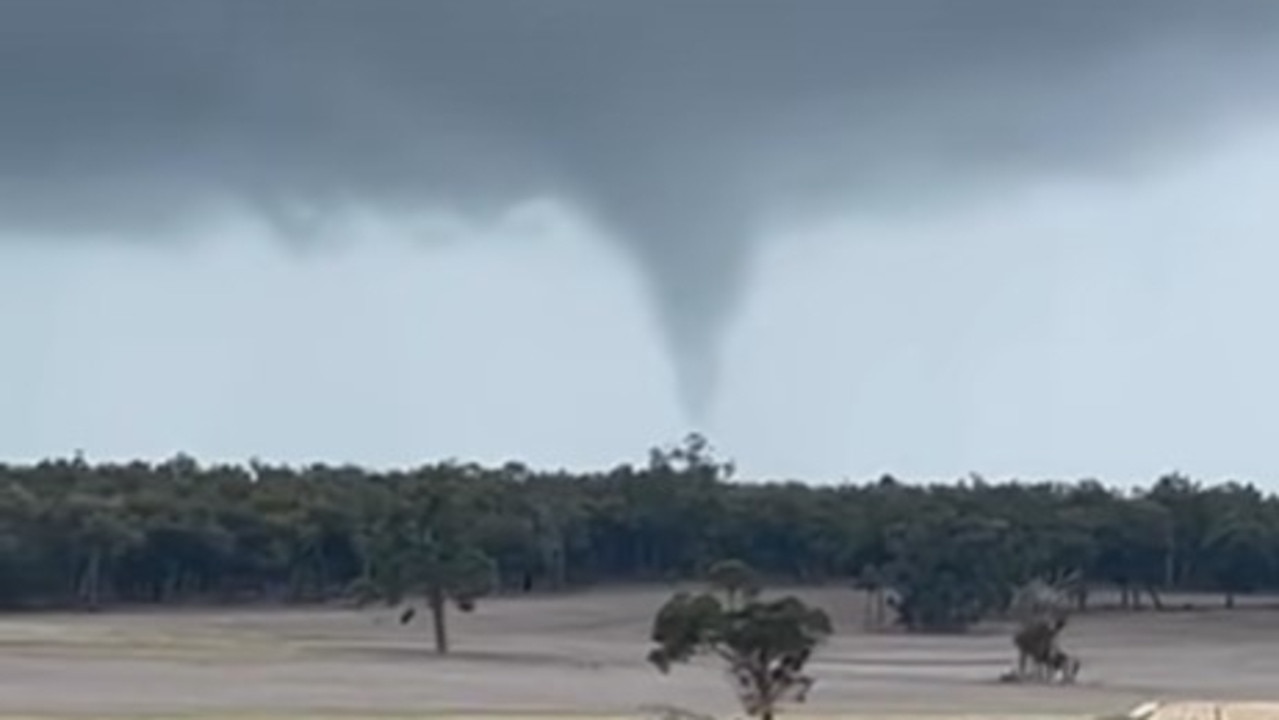 Massive Tornado: Golf Ball Hail, Flipped Ute