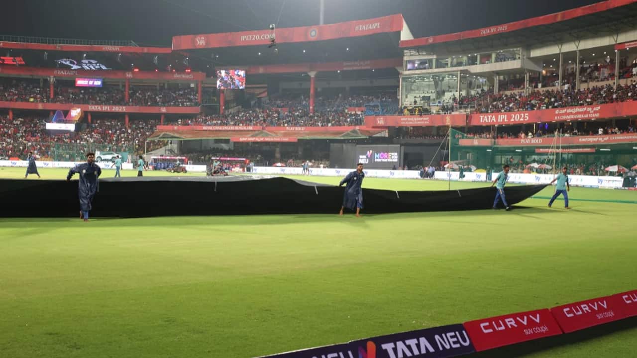 RCB Vs KKR: Bangalore Rain Delays Match
