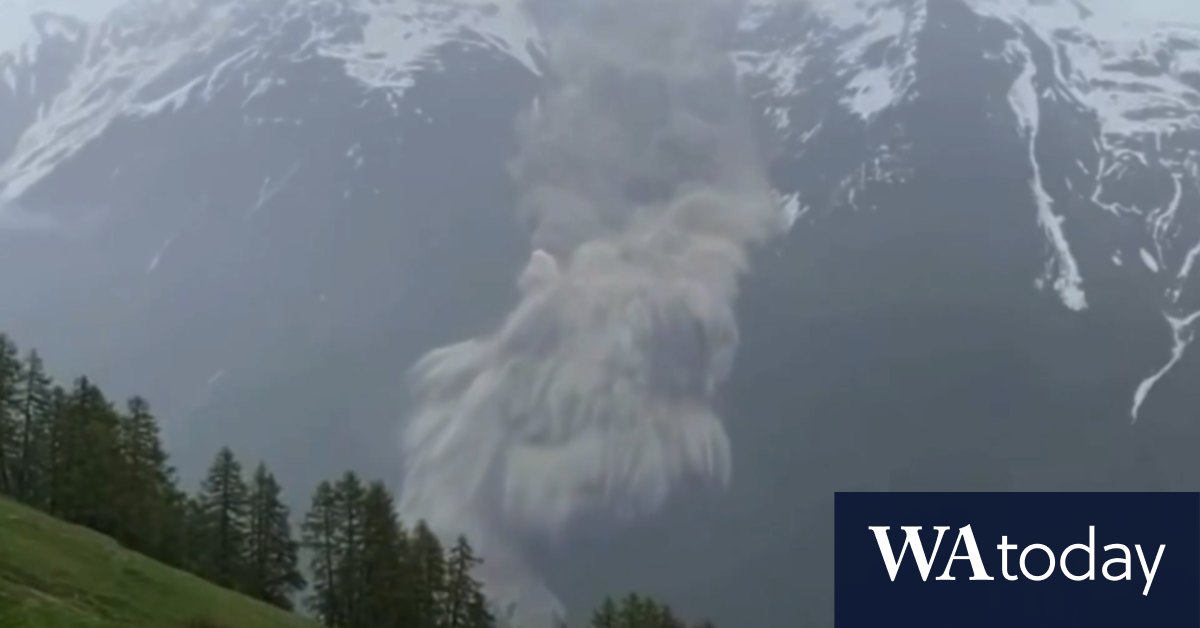 Swiss Glacier Collapse: Alpine Village Destroyed