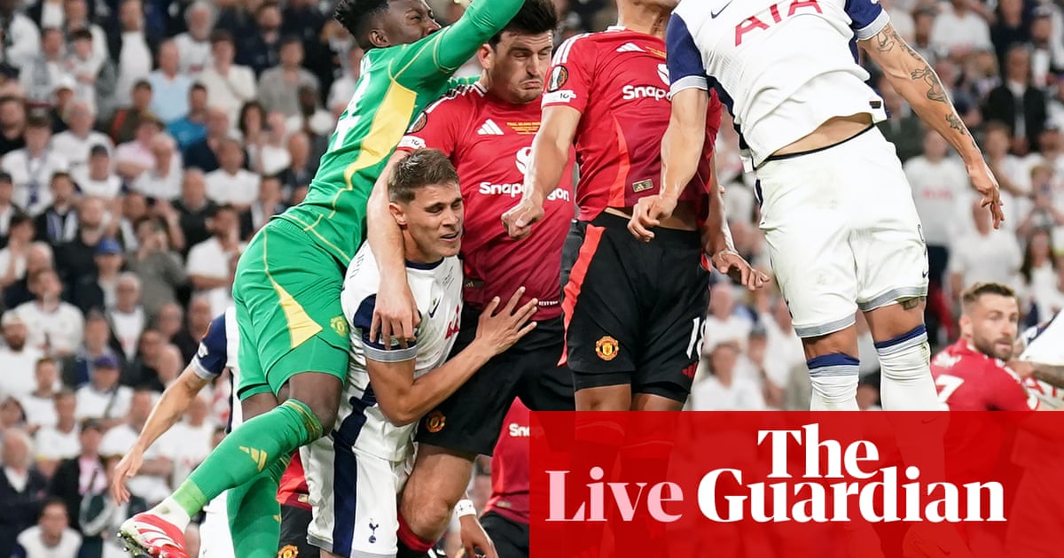 Tottenham Vs Man Utd: Europa League Final Live